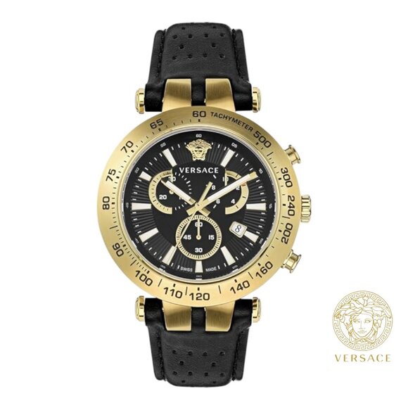 NWT Versace Bold Chrono Collection Luxury Men's Watch - Picture 1 of 4